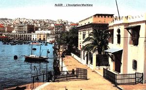 ALGER - INSCRIPTION MARITIME - 1958